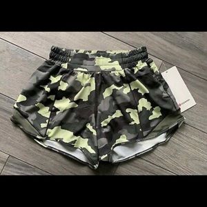 Lululemon camo hotty hot shorts